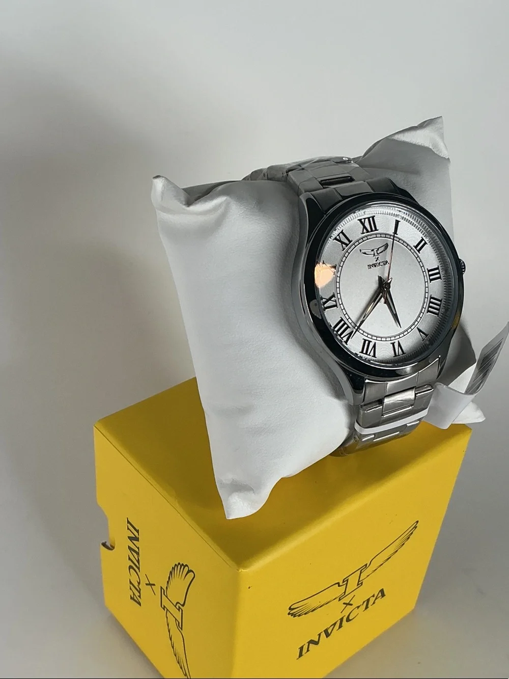 Men’s silver watch Roman numerals - 69886